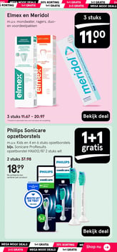 Philips Sonicare opzetborstels aanbieding bij Etos – geldig van 02.02.2026 t/m 08.02.2026