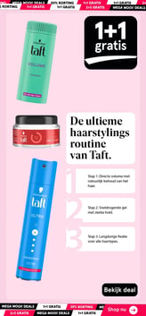 De ultieme haarstylings routine van Taft. aanbieding bij Etos – geldig van 02.02.2026 t/m 08.02.2026