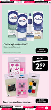 Folat carnavalsaccessoires aanbieding bij Etos – geldig van 02.02.2026 t/m 08.02.2026
