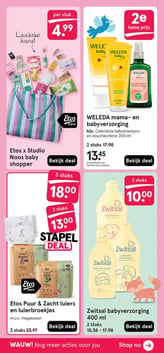 WELEDA mama- en babyverzorging aanbieding bij Etos – geldig van 02.03.2026 t/m 08.03.2026