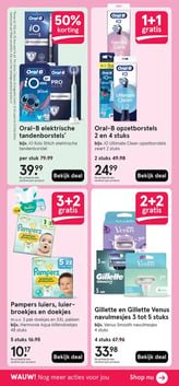 Gillette en Gillette Venus navulmesjes 3 tot 5 stuks aanbieding bij Etos – geldig van 02.03.2026 t/m 08.03.2026