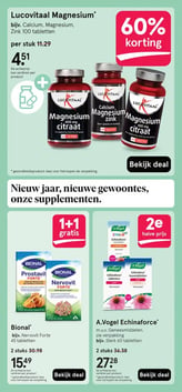 A.Vogel Echinaforce* aanbieding bij Etos – geldig van 05.01.2026 t/m 11.01.2026