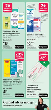 Vicks VapoRub zalf voor inhalatiedamp 50 gram aanbieding bij Etos – geldig van 05.01.2026 t/m 11.01.2026