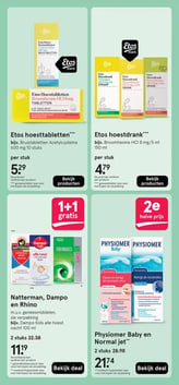 Etos hoesttabletten aanbieding bij Etos – geldig van 05.01.2026 t/m 11.01.2026