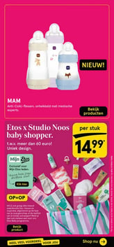 Etos x Studio Noos baby shopper. aanbieding bij Etos – geldig van 05.01.2026 t/m 11.01.2026