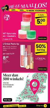 W7 lipscrubs en -maskers aanbieding bij Etos – geldig van 05.01.2026 t/m 11.01.2026