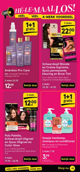Andrélon Pro Care bijv. Ceramide Thick & Full shampoo 250 ml aanbieding bij Etos – geldig van 05.01.2026 t/m 11.01.2026