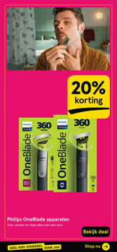 Philips OneBlade apparaten aanbieding bij Etos – geldig van 05.01.2026 t/m 11.01.2026