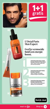 L'Oréal Paris Men Expert Hydra Energetic Vitamine C Shot Serum aanbieding bij Etos – geldig van 09.02.2026 t/m 22.02.2026