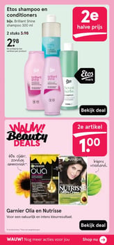 Etos shampoo en conditioners aanbieding bij Etos – geldig van 09.02.2026 t/m 22.02.2026