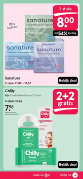 Sanature aanbieding bij Etos – geldig van 09.02.2026 t/m 22.02.2026