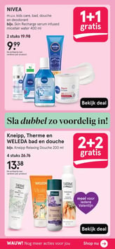 Kneipp, Therme en WELEDA bad en douche aanbieding bij Etos – geldig van 09.02.2026 t/m 22.02.2026