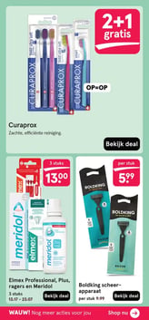 Elmex Professional, Plus, ragers en Meridol aanbieding bij Etos – geldig van 09.02.2026 t/m 22.02.2026