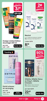 Kneipp Limited Edition douchegel 200 ml aanbieding bij Etos – geldig van 09.03.2026 t/m 22.03.2026