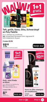 Syoss en Gliss shampoo en conditioners aanbieding bij Etos – geldig van 09.03.2026 t/m 22.03.2026