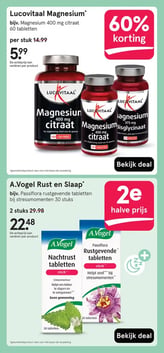 Lucovitaal Magnesium* aanbieding bij Etos – geldig van 09.03.2026 t/m 22.03.2026