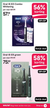Oral-B iO3 Combo Whitening aanbieding bij Etos – geldig van 09.03.2026 t/m 22.03.2026