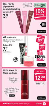 TirTir Mask Fit Make Up Fixer aanbieding bij Etos – geldig van 09.03.2026 t/m 22.03.2026