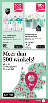 Etos rubberen tandenstokers aanbieding bij Etos – geldig van 12.01.2026 t/m 18.01.2026