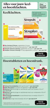 Etos Honing & Citroen zuigtabletten 24 stuks aanbieding bij Etos – geldig van 12.01.2026 t/m 18.01.2026