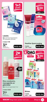 Etos condoms, massageolie en glijmiddel bijv. Siliconen glijmiddel 75 ml aanbieding bij Etos – geldig van 12.01.2026 t/m 18.01.2026