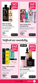 Syoss, Taft en got2b styling aanbieding bij Etos – geldig van 12.01.2026 t/m 18.01.2026
