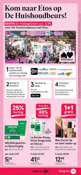 Max Factor lip en teint make-up aanbieding bij Etos – geldig van 12.01.2026 t/m 18.01.2026