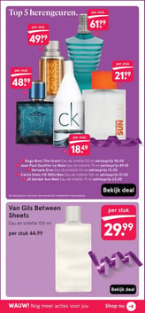 Van Gils Between Sheets Eau de toilette 100 ml aanbieding bij Etos – geldig van 13.04.2026 t/m 19.04.2026