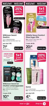 Gillette Venus Comfort Glow Argan Olie aanbieding bij Etos – geldig van 13.04.2026 t/m 19.04.2026