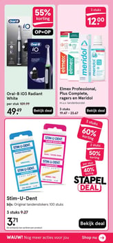 Oral-B iO3 Radiant White aanbieding bij Etos – geldig van 13.04.2026 t/m 19.04.2026