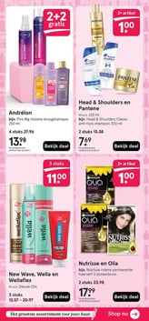 New Wave, Wella en Wellaflex aanbieding bij Etos – geldig van 13.04.2026 t/m 19.04.2026