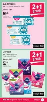 Libresse aanbieding bij Etos – geldig van 16.02.2026 t/m 22.02.2026
