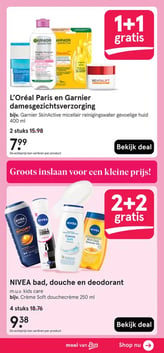 NIVEA bad, douche en deodorant aanbieding bij Etos – geldig van 16.02.2026 t/m 22.02.2026