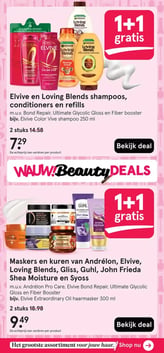 Elvive en Loving Blends shampoos, conditioners en refills aanbieding bij Etos – geldig van 16.02.2026 t/m 22.02.2026