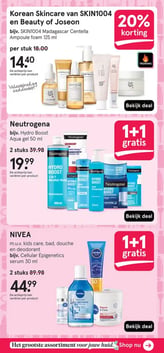 bijv. Cellular Epigenetics serum 30 ml aanbieding bij Etos – geldig van 16.02.2026 t/m 22.02.2026