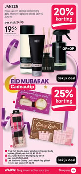 Tree Hut Vanilla sugar scrub en whipped body butter giftset aanbieding bij Etos – geldig van 16.02.2026 t/m 22.02.2026