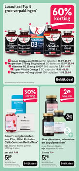 Magnesium 400 mg citraat aanbieding bij Etos – geldig van 16.02.2026 t/m 22.02.2026