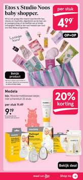 Etos x Studio Noos baby shopper aanbieding bij Etos – geldig van 16.03.2026 t/m 22.03.2026