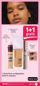 L'Oréal Paris en Maybelline teint en mascara aanbieding bij Etos – geldig van 16.03.2026 t/m 22.03.2026