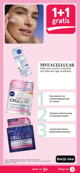 NIVEA EXPERT FILLER CELLULAR Opvullende anti-age dagcrème SPF 30 aanbieding bij Etos – geldig van 16.03.2026 t/m 22.03.2026