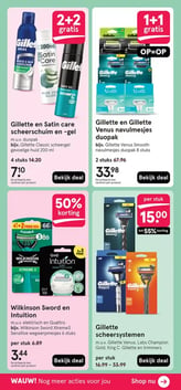 Gillette scheersystemen aanbieding bij Etos – geldig van 16.03.2026 t/m 22.03.2026