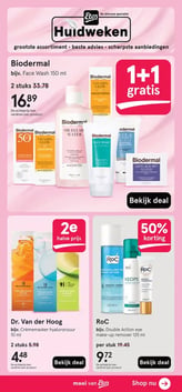 Dr. Van der Hoog bijv. Crèmemasker hyaluronzuur 10 ml aanbieding bij Etos – geldig van 16.03.2026 t/m 22.03.2026