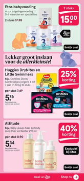 Etos babyvoeding aanbieding bij Etos – geldig van 16.03.2026 t/m 22.03.2026