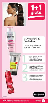Elvive Ultimate Glycolic Gloss Shampoo aanbieding bij Etos – geldig van 16.03.2026 t/m 22.03.2026
