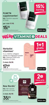 Herbolist vitaminen aanbieding bij Etos – geldig van 19.01.2026 t/m 25.01.2026