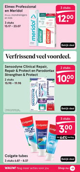 Elmex Professional en Meridol aanbieding bij Etos – geldig van 19.01.2026 t/m 25.01.2026