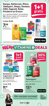 Davitamon Junior, magnesium, omega-3 en vitamine D aanbieding bij Etos – geldig van 19.01.2026 t/m 25.01.2026
