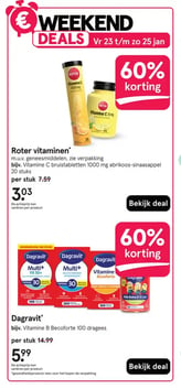Dagravit* aanbieding bij Etos – geldig van 19.01.2026 t/m 25.01.2026