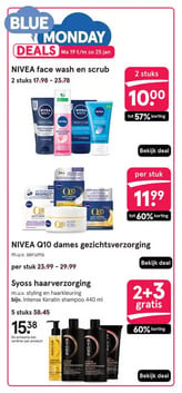 NIVEA face wash en scrub aanbieding bij Etos – geldig van 19.01.2026 t/m 25.01.2026