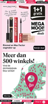 Rimmel en Max Factor oogmake-up aanbieding bij Etos – geldig van 20.04.2026 t/m 03.05.2026
